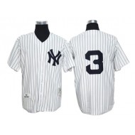 New York Yankees #3 Babe Ruth White Throwback Jersey