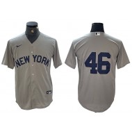 New York Yankees #46 Away Limit Jersey - Gray