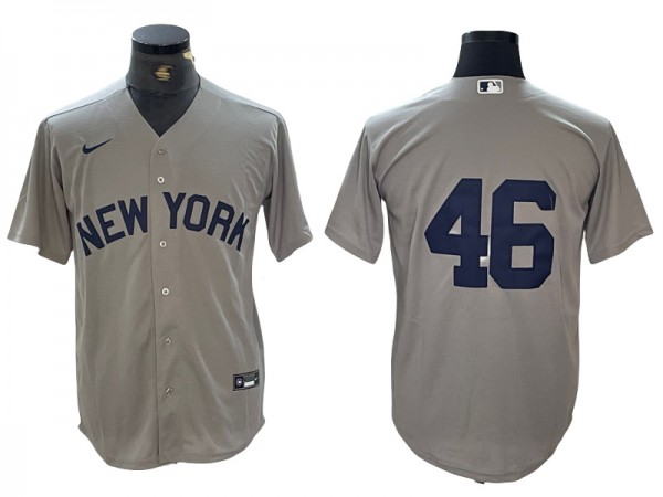 New York Yankees #46 Away Limit Jersey - Gray