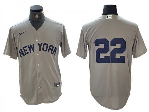 New York Yankees #22 Juan Soto Away Limit Jersey - Gray