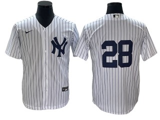 New York Yankees #28 Josh Donaldson White Home Cool Base Jersey