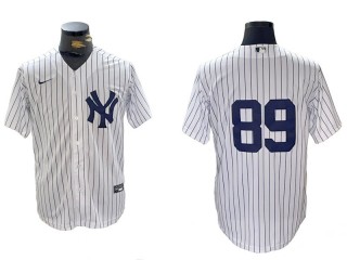 New York Yankees #89 Jasson Domínguez Home Limited Jersey - White