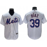 New York Mets #39 Edwin Díaz White Home Jersey