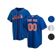 Custom New York Mets Cool Base Jersey