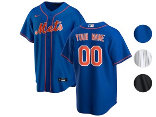 Custom New York Mets Cool Base Jersey