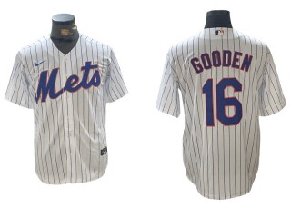 New York Mets #16 Dwight Gooden White Home Jersey