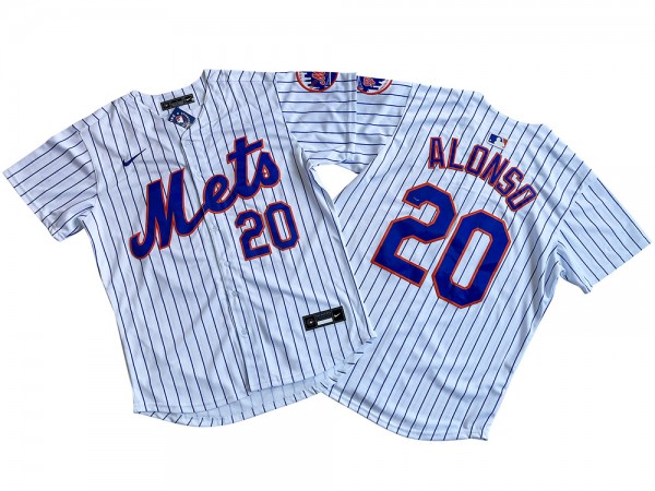 New York Mets #20 Pete Alonso White Limited Jersey