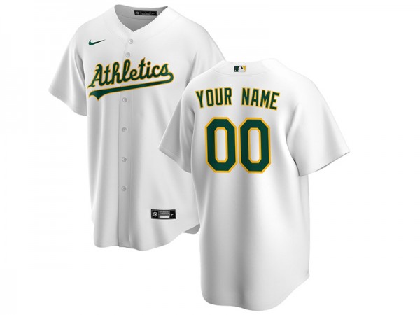 Custom Oakland Athletics Cool Base Jersey