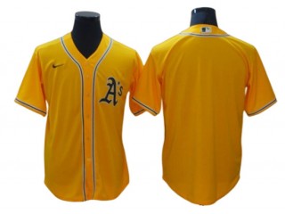 Oakland Athletics Blank Gold Alternate Cool Base Jersey