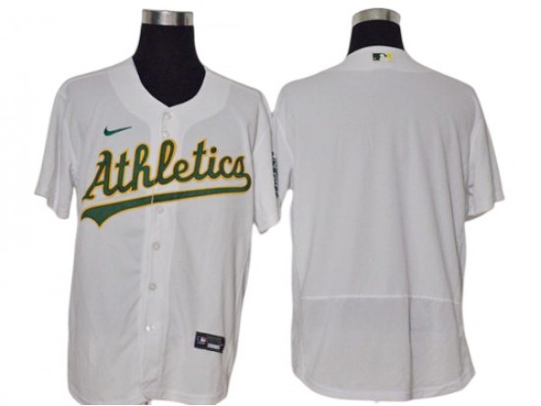 Oakland Athletics Blank White Home Flex Base Jersey