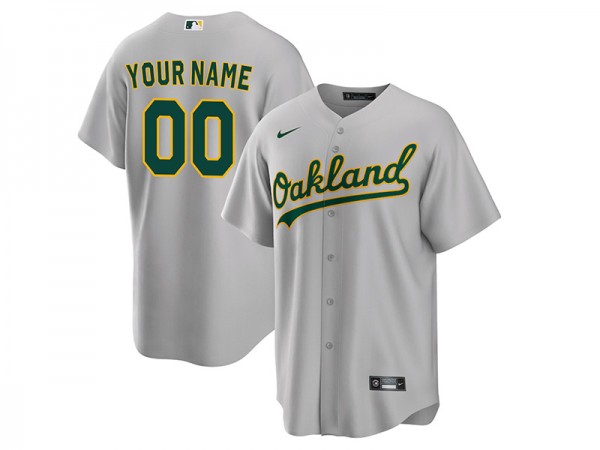 Custom Oakland Athletics Cool Base Jersey