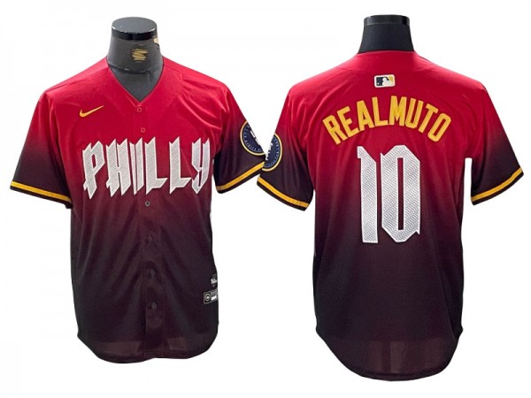 Philadelphia Phillies #10 J.T. Realmuto 2024 City Connect Limited Jersey - Red