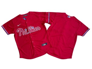 Philadelphia Phillies Blank Red Alternate Jersey