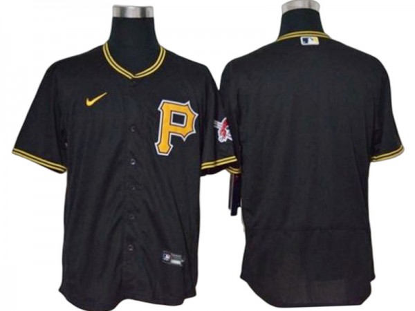 Pittsburgh Pirates Blank Black Flex Base Jersey