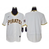 Pittsburgh Pirates Blank White Home Authentic Team Jersey