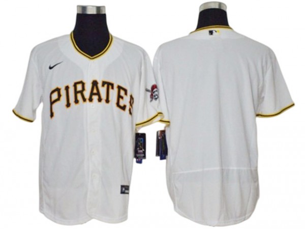 Pittsburgh Pirates Blank White Home Authentic Team Jersey