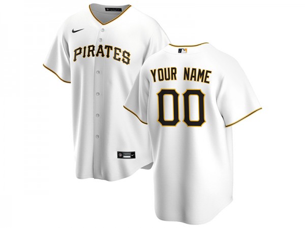 Custom Pittsburgh Pirates Cool Base Jersey