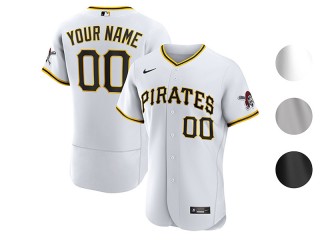 Custom Pittsburgh Pirates Flex Base Jersey 