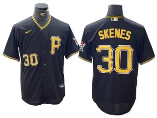 Pittsburgh Pirates #30 Paul Skenes Black Alternate Limited Jersey