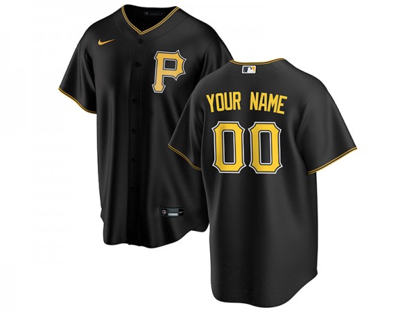 Custom Pittsburgh Pirates Cool Base Jersey