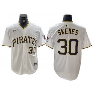 Pittsburgh Pirates #30 Paul Skenes White Home Limited Jersey