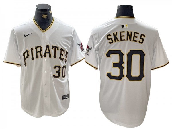 Pittsburgh Pirates #30 Paul Skenes White Home Jersey