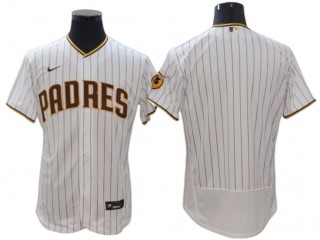 San Diego Padres Blank White Home Flex Base Jersey