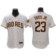 San Diego Padres #23 Fernando Tatis Jr. White Home Flex Base Jersey