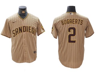 San Diego Padres #2 Xander Bogaerts Sand Alternate Cool Base Jersey