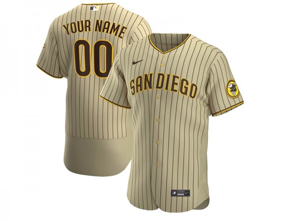 Custom San Diego Padres Flex Base Jersey