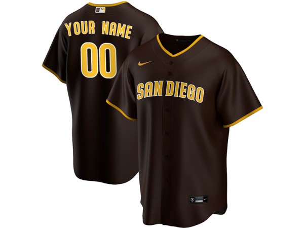 Custom San Diego Padres Cool Base Jersey