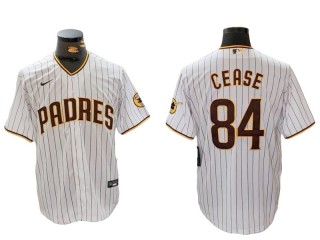 San Diego Padres #84 Dylan Cease Home Limited Jersey - White