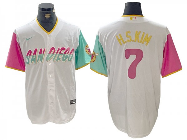 San Diego Padres #7 Ha-Seong Kim City Connect Limited Player Jersey