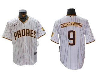 San Diego Padres #9 Jake Cronenworth White Limited Jersey