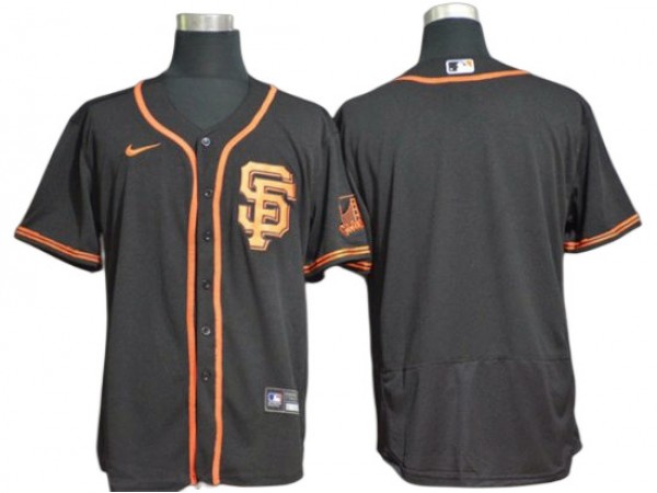 San Francisco Giants Blank Black Alternate Flex Base Jersey