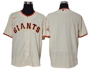 San Francisco Giants Blank Cream Home Flex Base Jersey