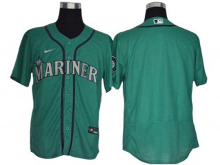 Seattle Mariners Blank Aqua Alternate Flex Base Jersey