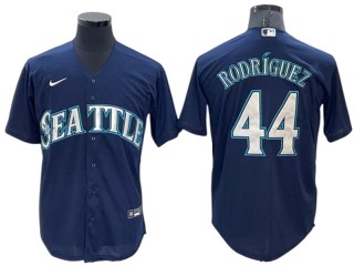 Seattle Mariners #44 Julio Rodriguez Navy Alternate Cool Base Jersey