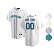 Custom Seattle Mariners Cool Base Jersey