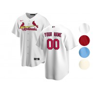 Custom St. Louis Cardinals Cool Base Jersey 