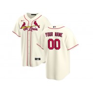 Custom St. Louis Cardinals Cool Base Jersey 