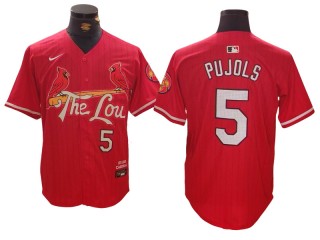 St. Louis Cardinals #5 Albert Pujols Red 2024 City Connect Limited Jersey