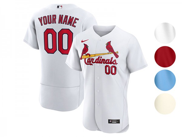 Custom St. Louis Cardinals Flex Base Jersey