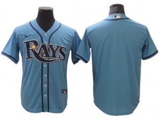 Tampa Bay Rays Blank Light Blue Cool Base Jersey