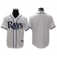 Tampa Bay Rays Blank White Home Cool Base Jersey