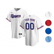 Custom Texas Rangers Cool Base Jersey