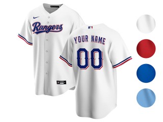 Custom Texas Rangers Cool Base Jersey