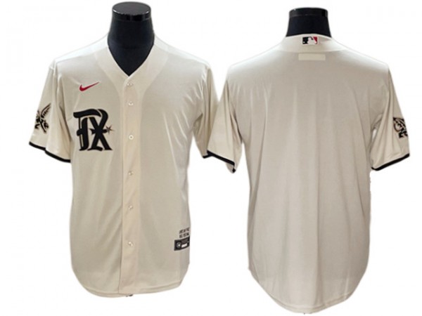 Texas Rangers Cream 2023 City Connect Jersey