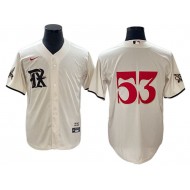 Texas Rangers #53 Adolis Garcia Cream 2023 City Connect Jersey