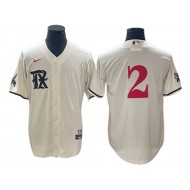 Texas Rangers #2 Marcus Semien Cream 2023 City Connect Jersey